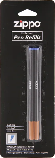Zippo Ink Pen Refill 2-Pack Blue lights ZO41125