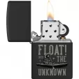 Zippo Float The Unknown Design lights ZO53175