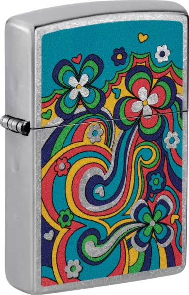 Zippo Flower Power Design Lighter lights ZO53205