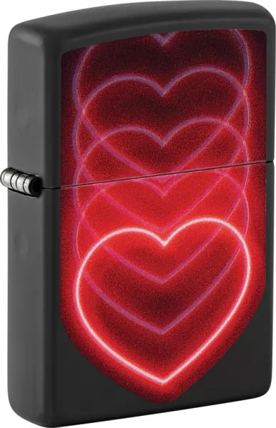 Zippo Hearts Design Lighter lights ZO53219