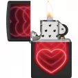 Zippo Hearts Design Lighter lights ZO53219