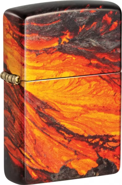 Zippo Lava Flow Design Lighter lights ZO53319