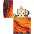 Zippo Lava Flow Design Lighter lights ZO53319