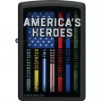 Zippo BuckMark Americas Heroes lights ZO53484
