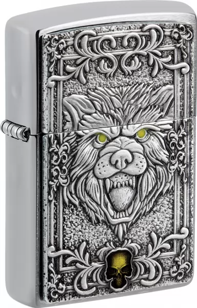 Zippo Fierce Wolf Lighter lights ZO53775