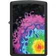 Zippo Pattern With Flame Design lights ZO54826