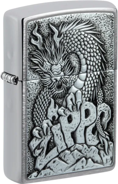 Zippo 200 Zippo Dragon Design Emblem lights ZO55624