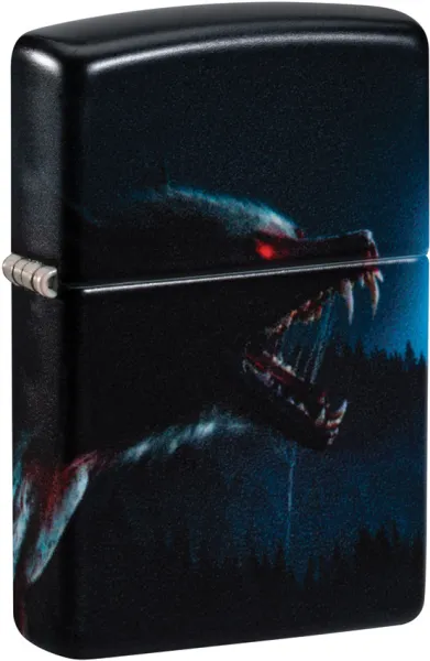 Zippo Horror Wolf Design lights ZO56052
