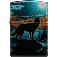 Zippo 48459 Wolf In Moon Design lights ZO59206