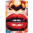 Zippo 49352 Street Art Face Design lights ZO59334