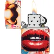 Zippo 49352 Street Art Face Design lights ZO59334