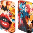 Zippo 49352 Street Art Face Design lights ZO59334