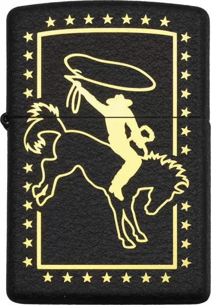 Zippo Cowboy Lighter lights ZO64010