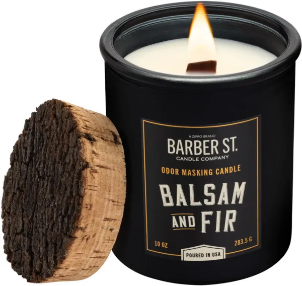 Zippo Barber Street Candle Balsam lights ZO70028