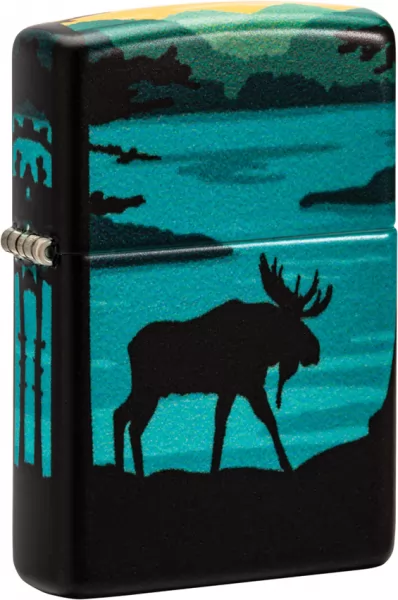 Zippo Moose Landscape Lighter lights ZO70149