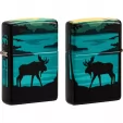 Zippo Moose Landscape Lighter lights ZO70149