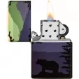 Zippo Bear Landscape Lighter lights ZO70150