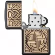 Zippo Norse Emblem Lighter lights ZO70347