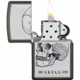 Zippo Skull Lighter lights ZO70431