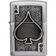 Zippo Ace of Spades Emblem Lighter lights ZO70764