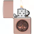 Zippo Tree Of Life Emblem Lighter lights ZO70765