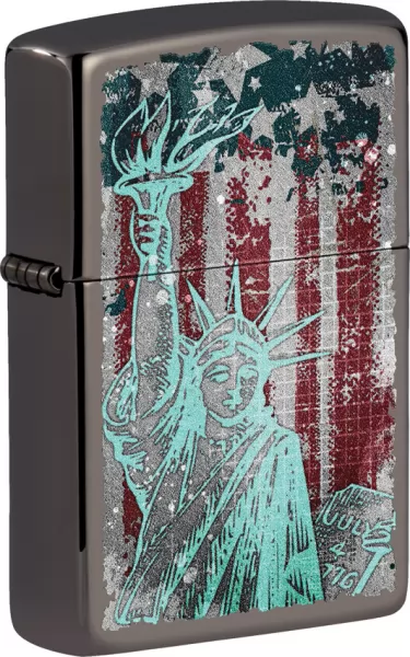 Zippo Statue of Liberty Lighter lights ZO70786