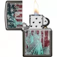 Zippo Statue of Liberty Lighter lights ZO70786