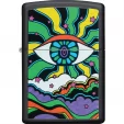 Zippo Black Light Eye Design Lighter lights ZO70895