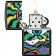 Zippo Black Light Eye Design Lighter lights ZO70895