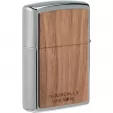 Zippo Woodchuck Walnut Leaves lights ZO70903
