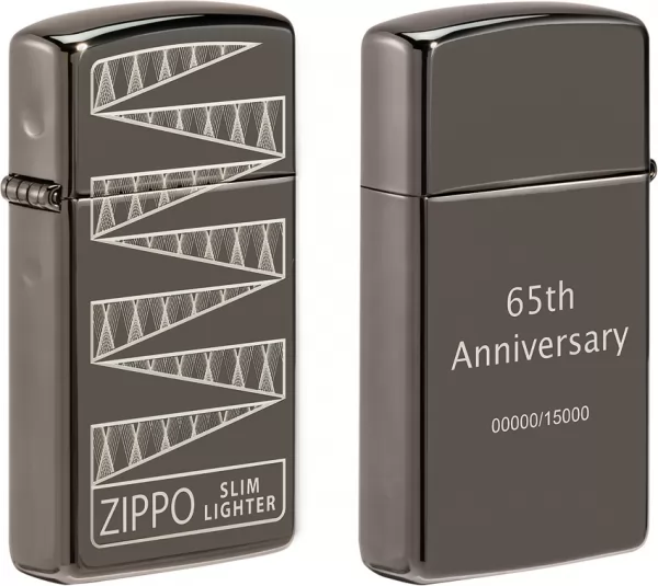 Zippo 65th Anniversary Slim Lighter lights ZO70921