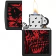Zippo Red Skull Design Lighter lights ZO71858