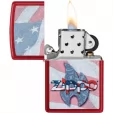 Zippo Flag Lighter lights ZO71864