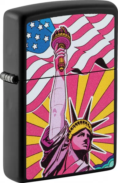 Zippo Lady Liberty Design lights ZO71867