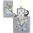 Zippo Sailor Girl Tattoo Lighter lights ZO71872