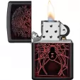 Zippo Black Widow Lighter lights ZO71874