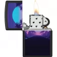 Zippo Sunset Black Light Lighter lights ZO71893