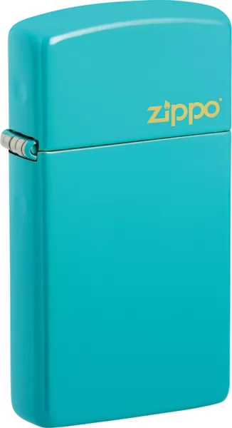Zippo Slim Lighter Turquoise lights ZO71895