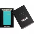 Zippo Slim Lighter Turquoise lights ZO71895