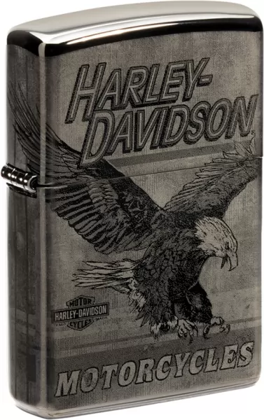 Zippo Harley Davidson Eagle Lighter lights ZO73302
