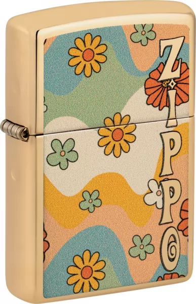 Zippo Flower Power Design Lighter lights ZO73660