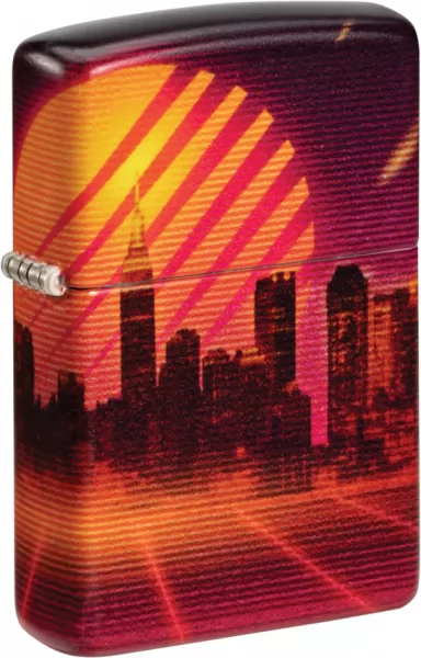 Zippo Cyber City Lighter lights ZO73662