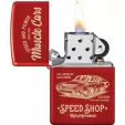 Zippo Muscle Car Design Lighter lights ZO73673
