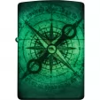 Zippo Compass Ghost Design lights ZO73764