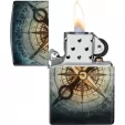 Zippo Compass Ghost Design lights ZO73764