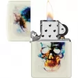 Zippo Skull Print Design Lighter lights ZO73765