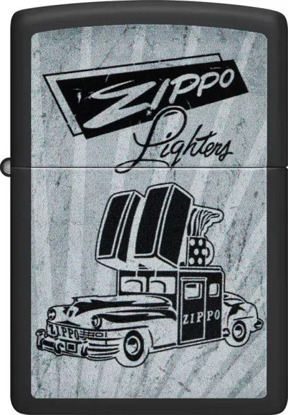 Zippo Car Ad Design Lighter lights ZO73824