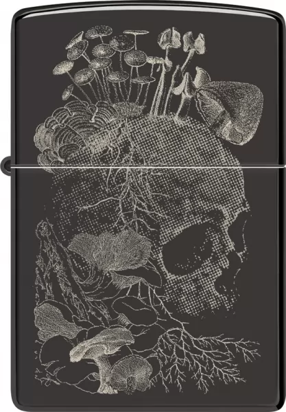 Zippo Skull Mushroom Design Lighter lights ZO73869