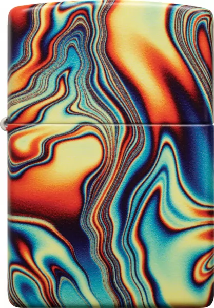 Zippo Colorful Swirl Pattern Lighter lights ZO74054