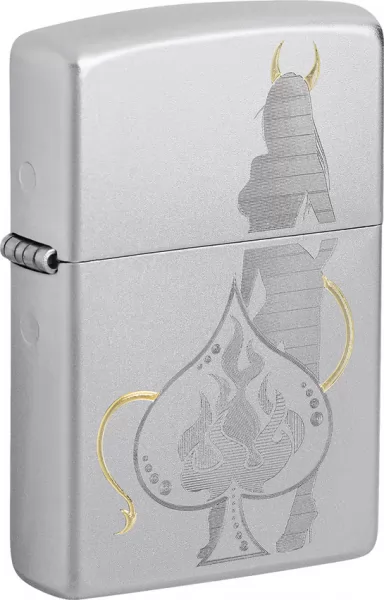 Zippo Devilish Ace Lighter lights ZO74413